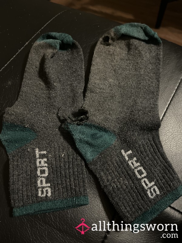 Dirty Worn Sport Socks