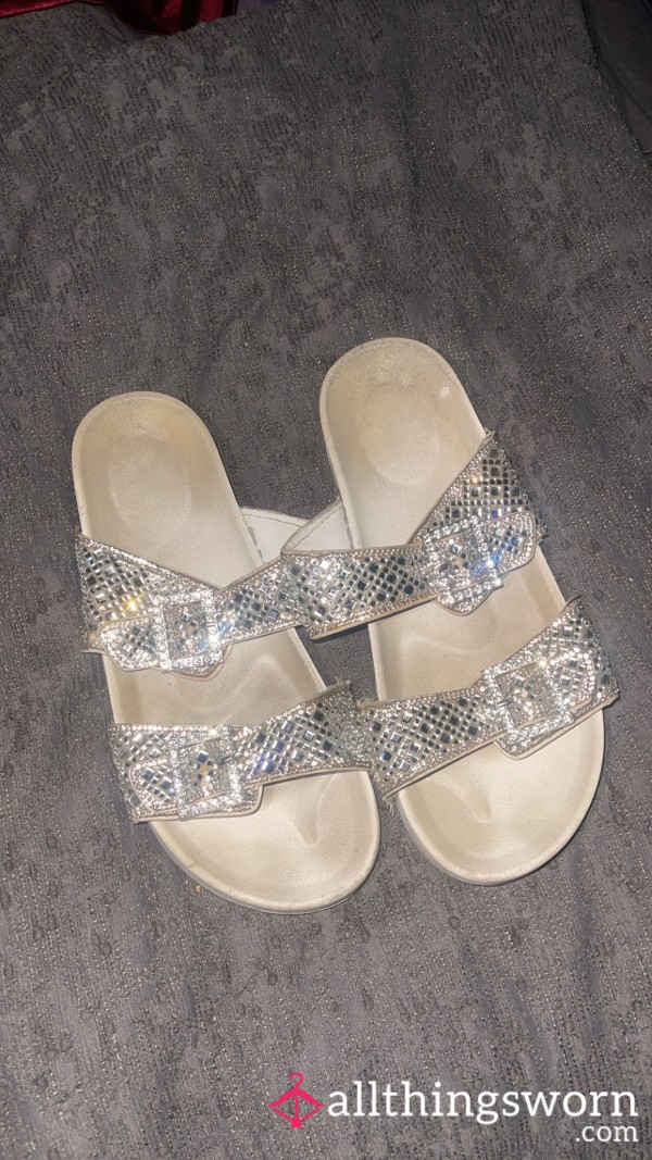 Dirty Worn Through Sandals