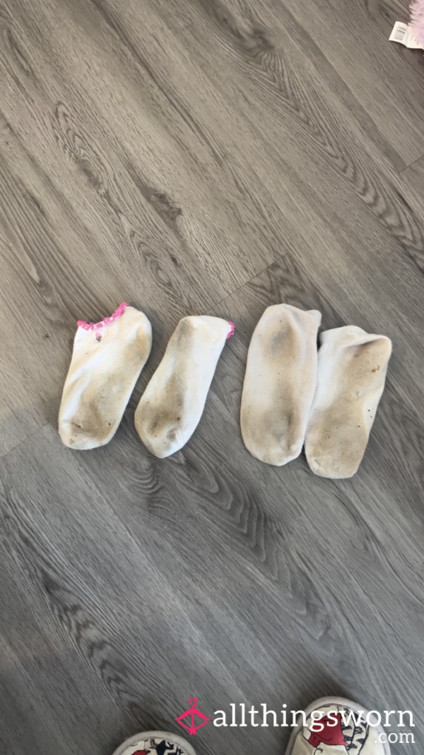 Dirty Worn Trainer Socks🧦