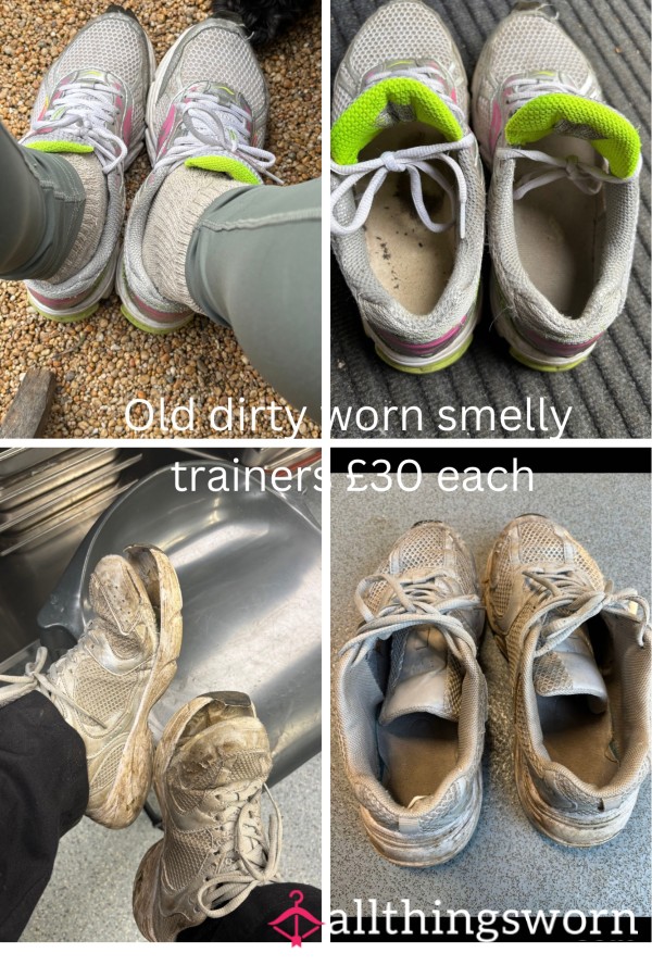 Dirty Worn Trainers