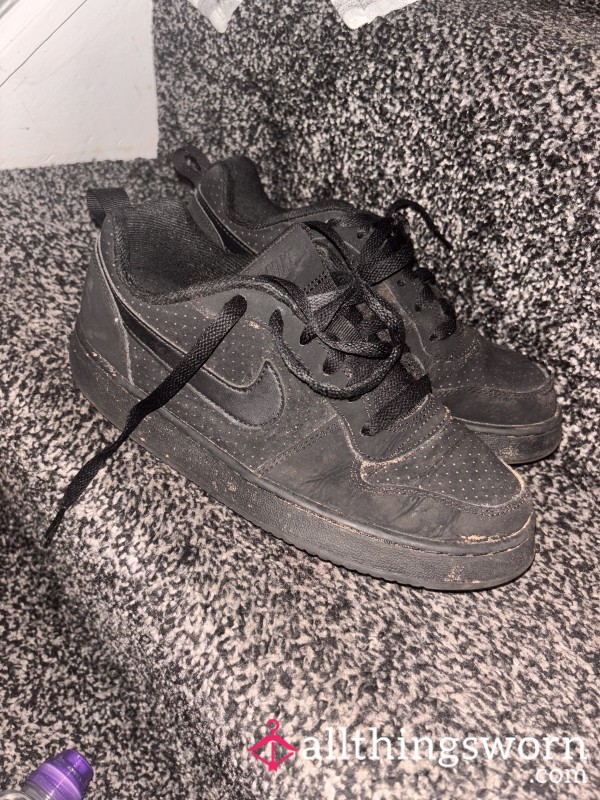 Dirty Worn Work Trainers