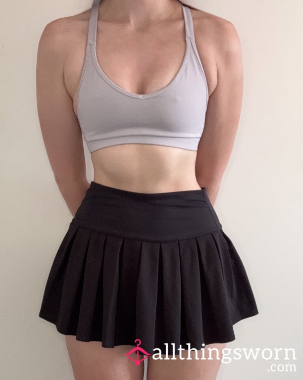 Discoloured White MyProtein Sports Bra (Size Small)