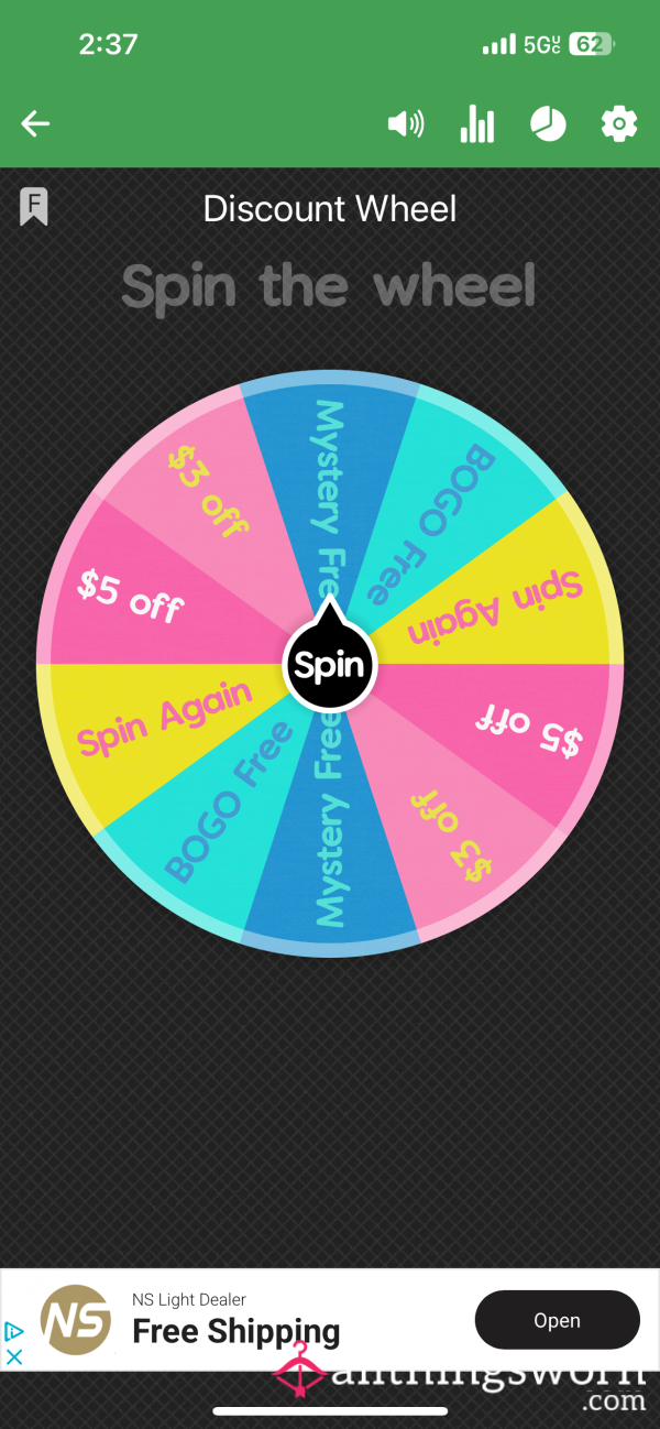 DISCOUNT WHEEL