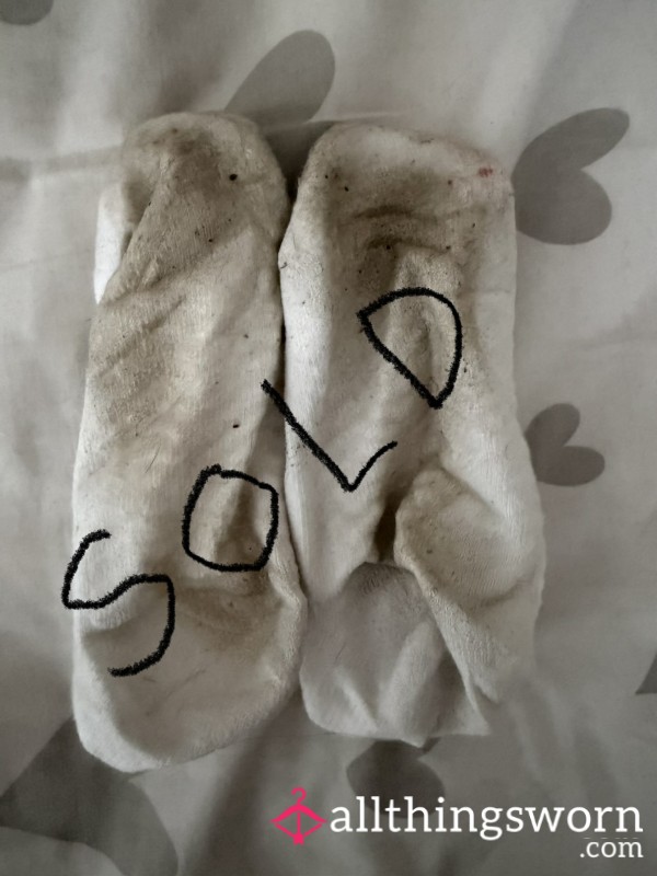 DISCOUNTED: Extremely Smelly White Socks