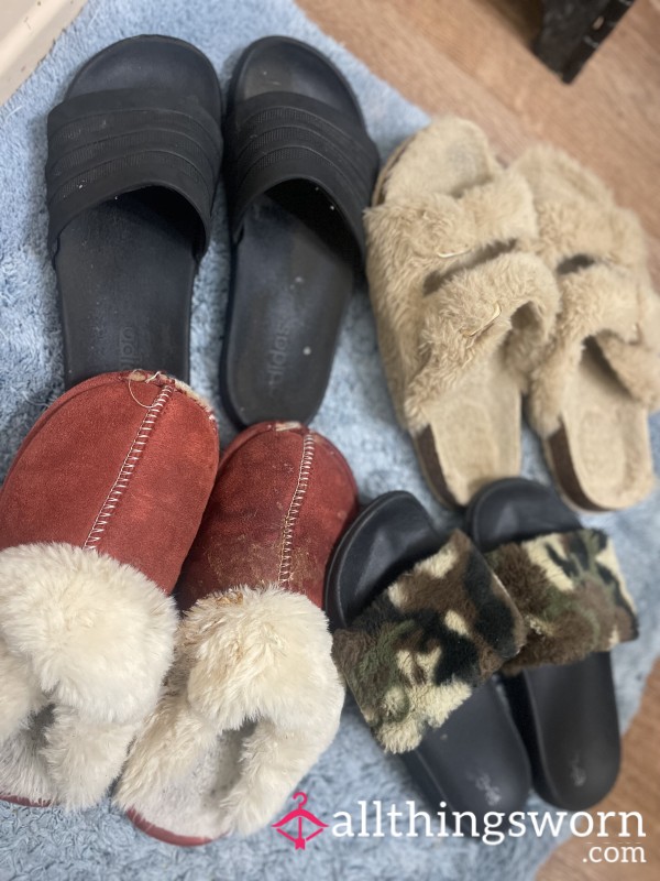 Discussing Chores, Slippers Sale