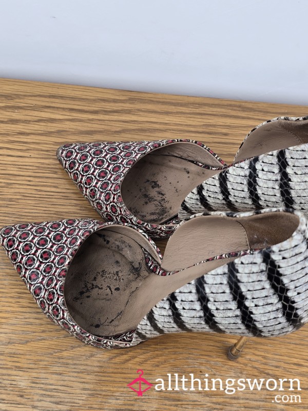 Disgusting Dirty Metal Heels