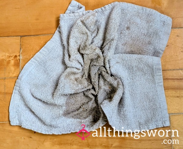 Disgusting Old Washcloth That Was Used To Wash My Feet.