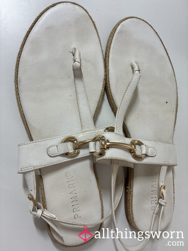 Disgusting, Sweaty Toe Printed Sandals