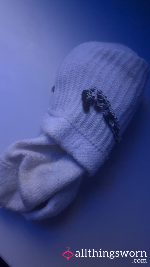 Disgusting White NIKE SOCKS