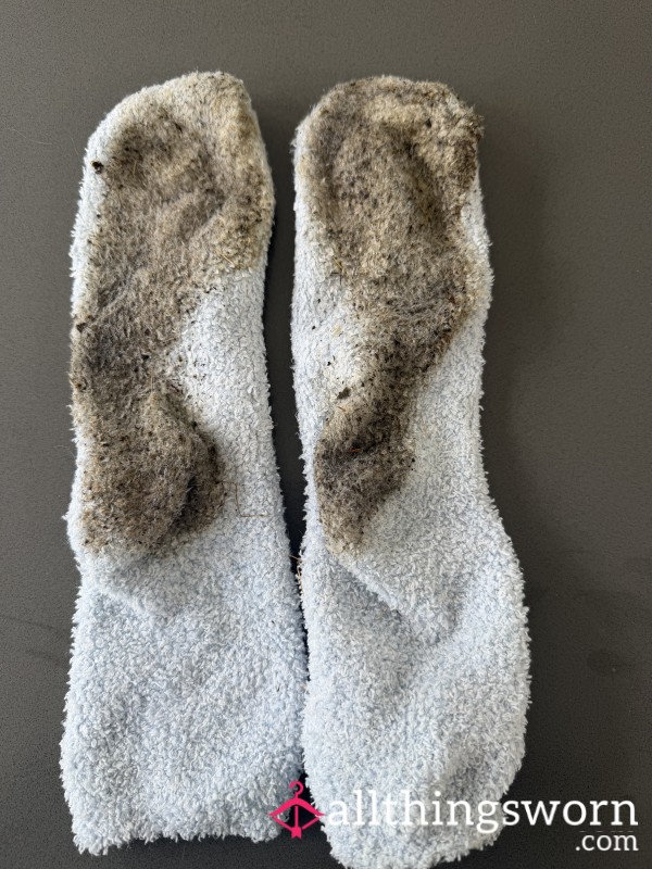 Disgustingly Dirty Fluffy Socks 😈