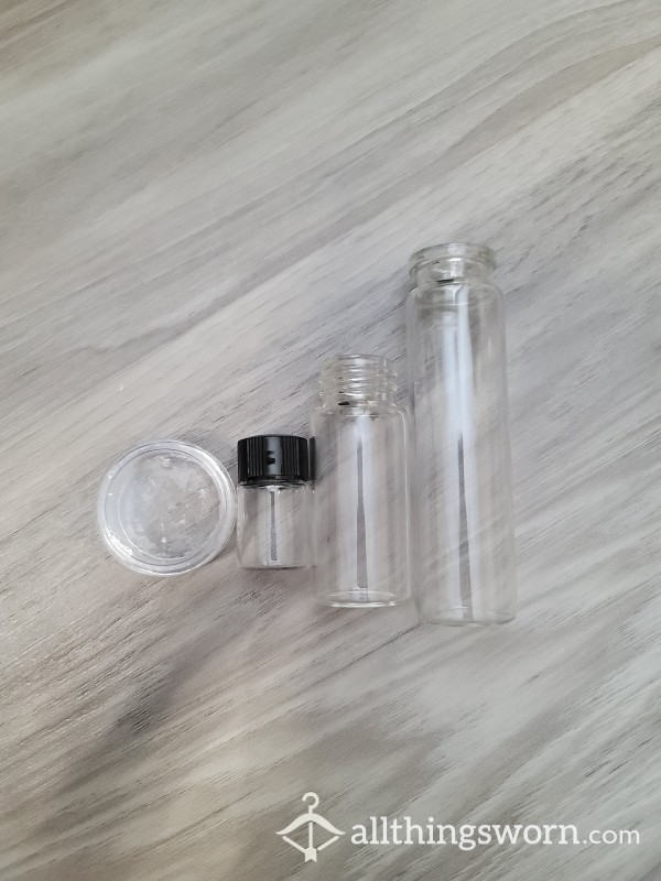 Disks & Vials Of Various Sizes