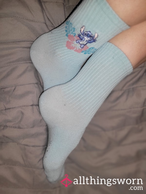 Disney - Baby Blue Stitch Socks
