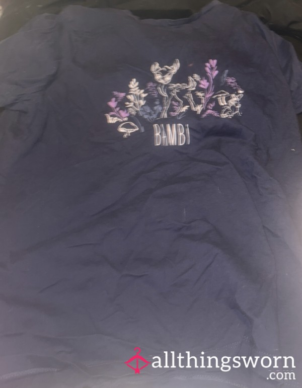 💙 Disney Bambi Blue Pyjama Top 💙 Cute, Soft & Genuinely Worn 🦌✨