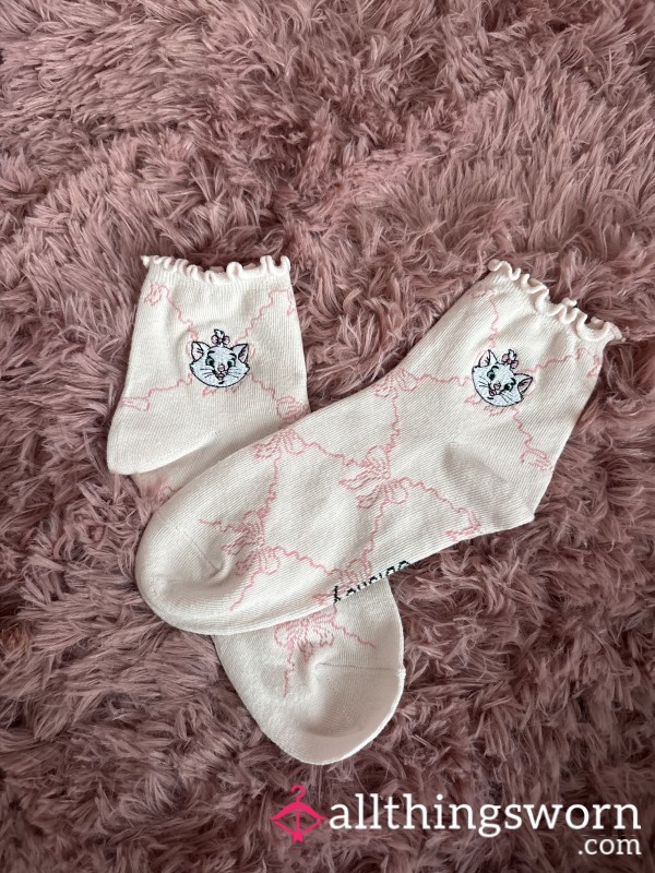 Disney Marie Cute Pink Socks