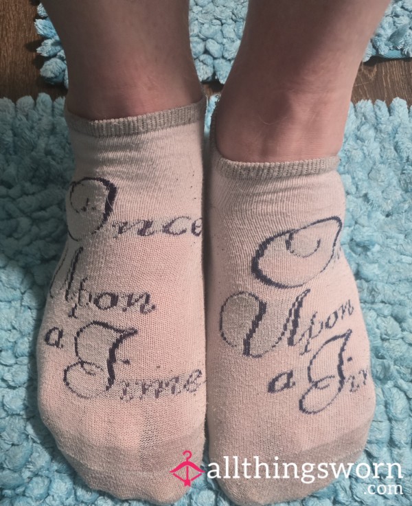 Disney White Ankle Socks