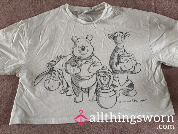 Disney White Crop Top