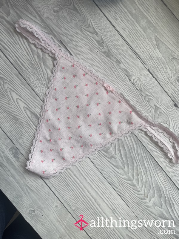 Ditsy Print Thong