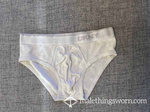 DKNY Briefs, White, Size Small