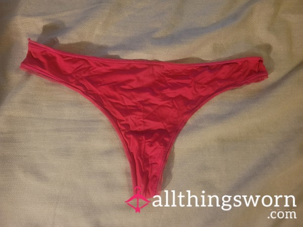 DKNY Silky Smooth Hot Pink Thong
