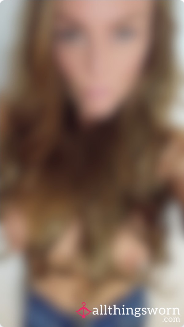 Do These Jeans Look Good On Me? 💙 Topless, Jeans & Heels Tease Video 😈