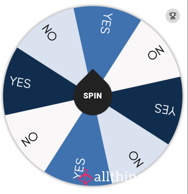 DO YOU LIKE TO TAKE RISKS? LETS HAVE SOME FUN.TAKE A SPIN 😜