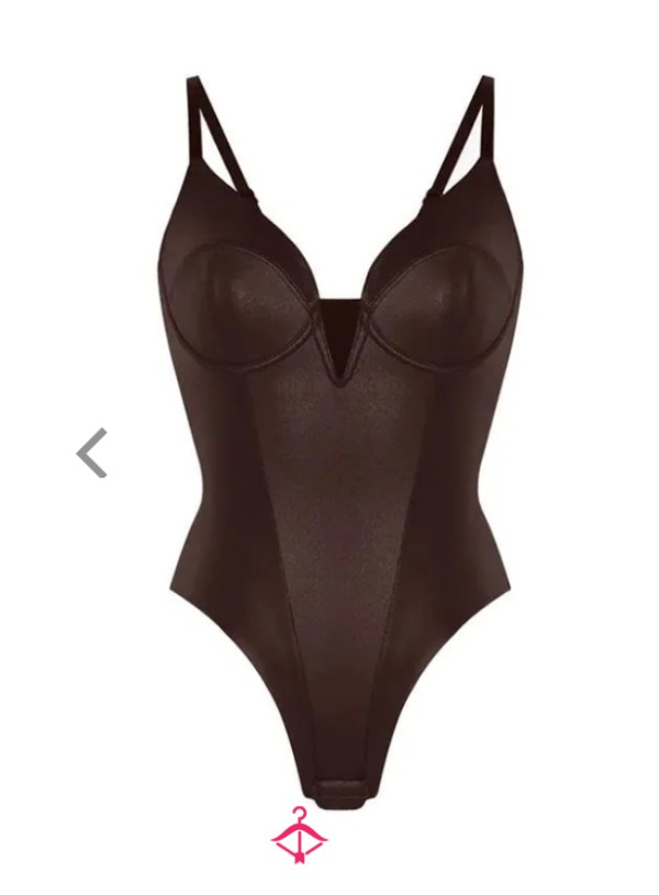 Do You Want To See Me Leather Thong, Bodysuit?