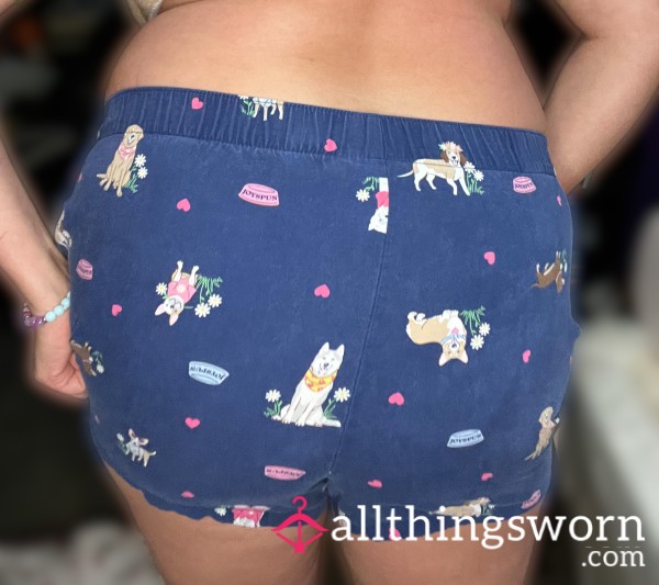 Dog Lover Sleep Shorts