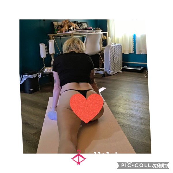 Doing Yoga In A Thong