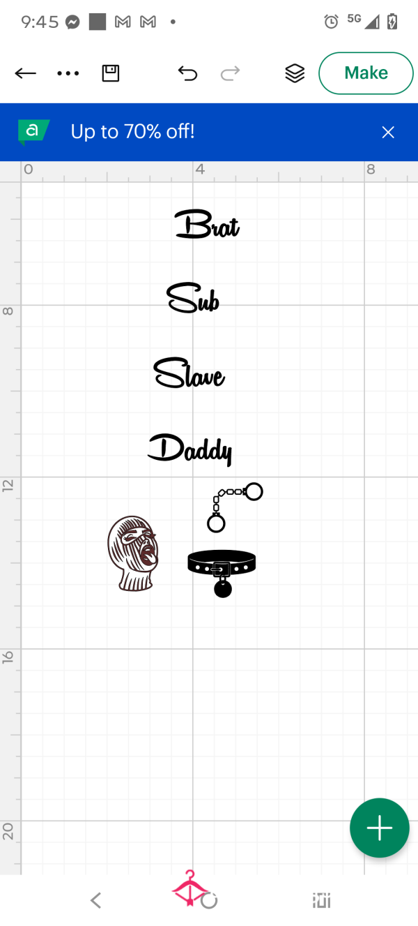 Dom And Sub Iron On Transfers