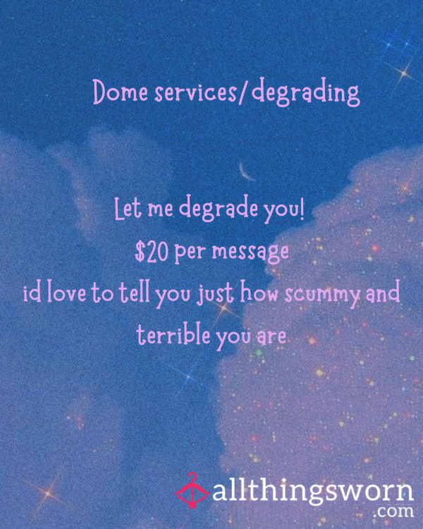 Dome And Degrading By S**y Tattoo Lady