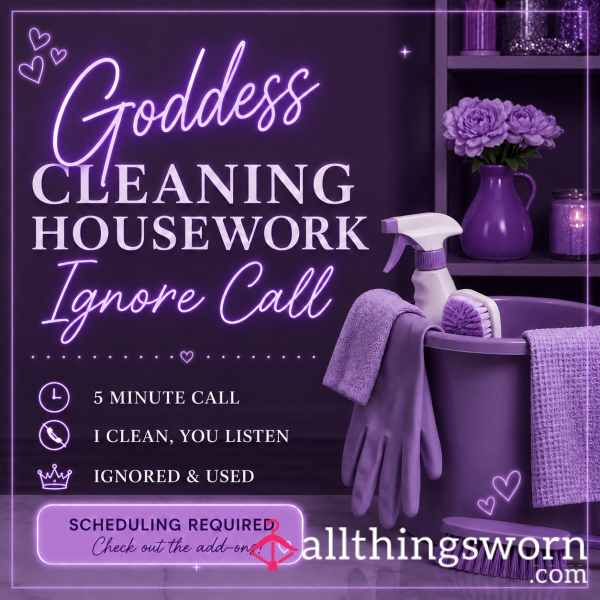 Domestic Cleaning Goddess Ignore Call