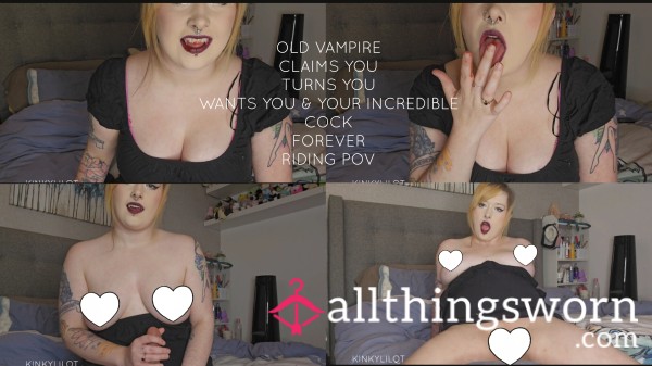 Dominant Vampire Turns You, Forever Hers, Rides You