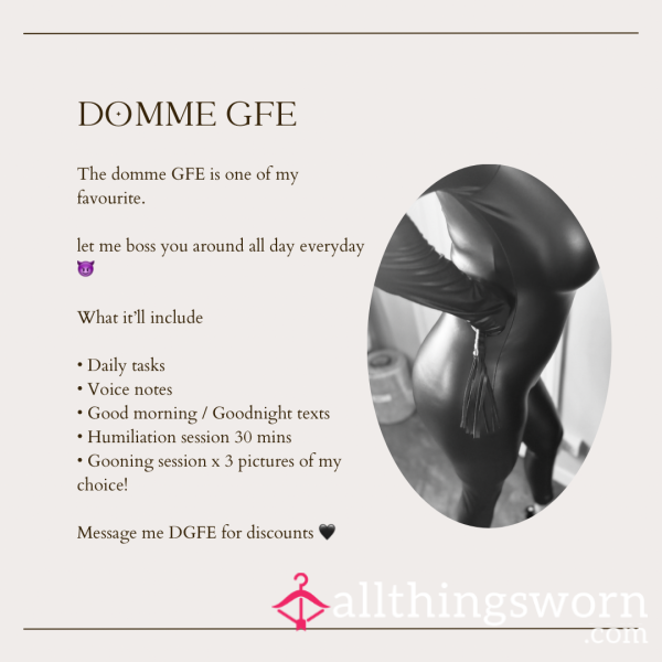 Domme GFE ⛓️🖤