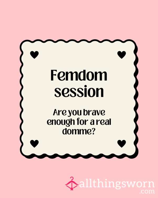 Domme Session With Your Queen.. Think You Can Handle It? 😈