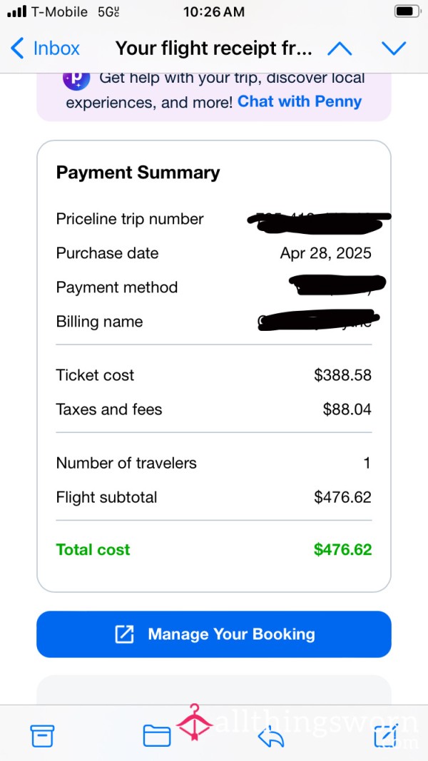 ✈️ Donate To / Fund My Flight 🧳