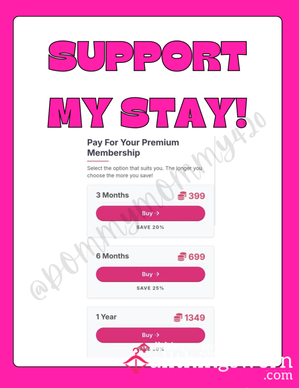 🖤 Don’t Let Me Disappear—Support My Stay! 🖤
