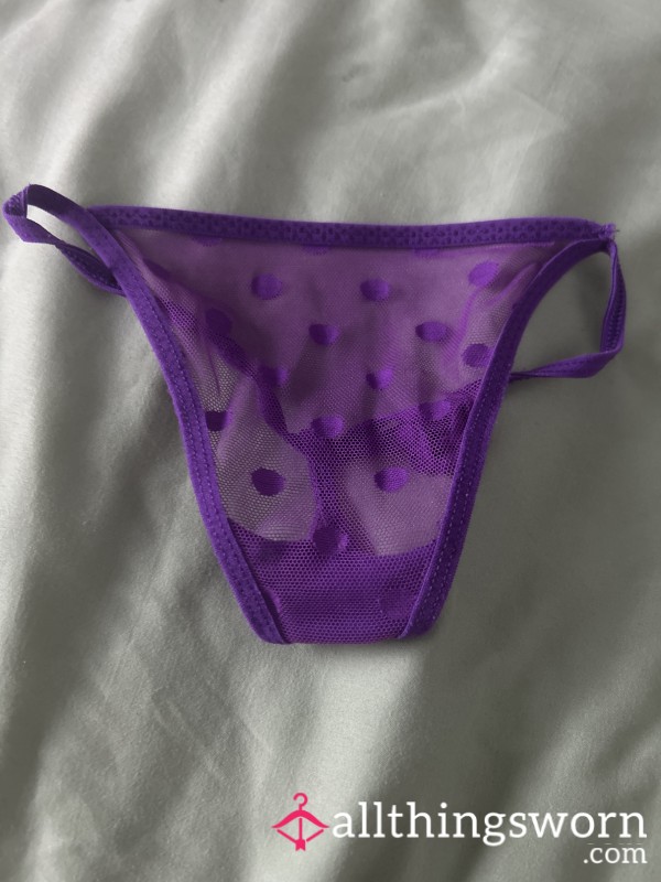 Dotty Purple G-sting