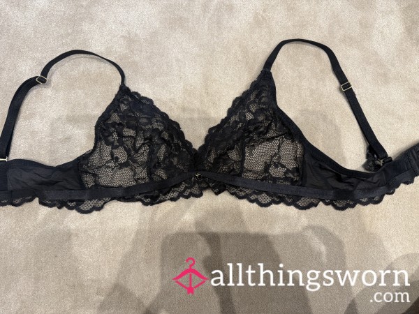 Double Creamed Lace Bra