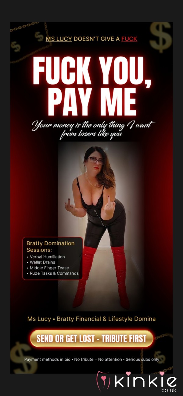 Double Middle Fingers Up And Zero F**ks Given. That’s Right, Paypig — I Don’t Care About Your Feelings. I Only Care About Your Wallet. Approach Me With A Proper Tribute Or Keep Scrolling Like