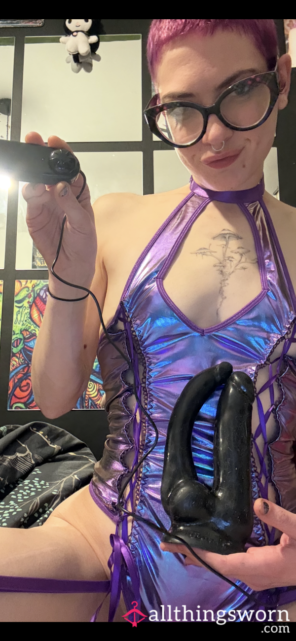 Double Penetrstion Rough F**k With Big Black Doiuble Di**o