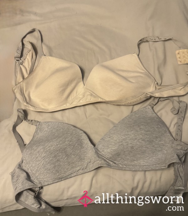 Double Trouble: Well-Worn T-Shirt Bras (Grey & Nude)