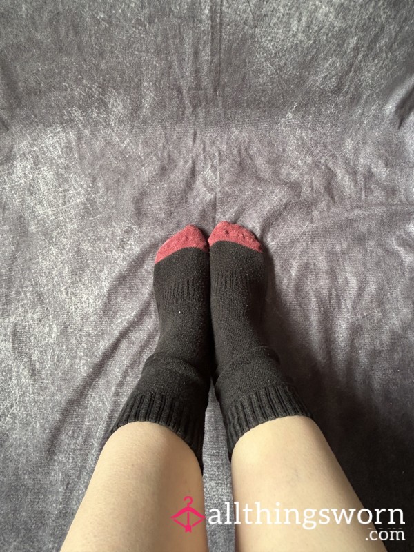 Dr Martens Black Hiking Socks (Well Worn)
