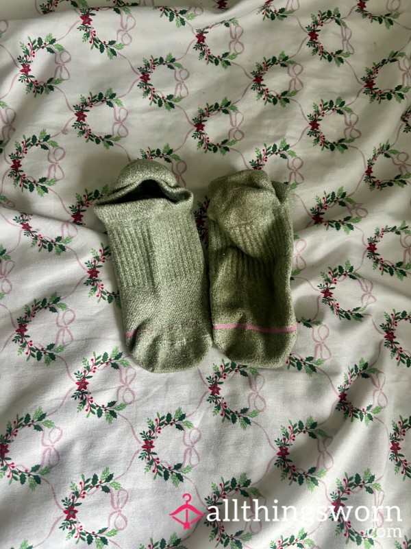 Dr. Motion Blue-Grey Ankle Socks