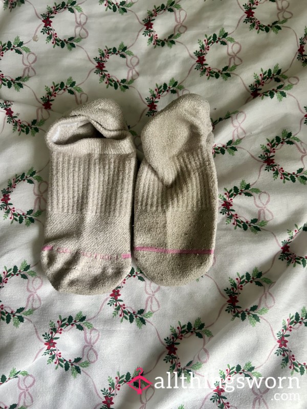 Dr. Motion Pink Ankle Socks