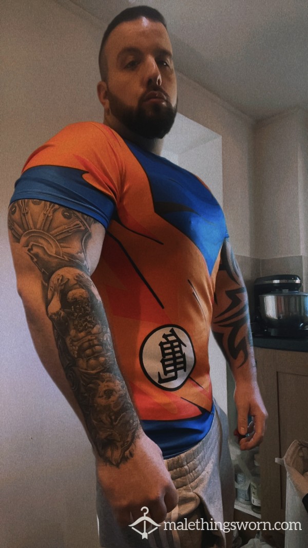 Dragon Ball Z Men’s Gym Compression Top - Available For Wear