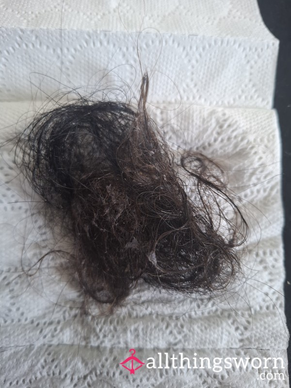 Drain Hair. Straight From The Shower