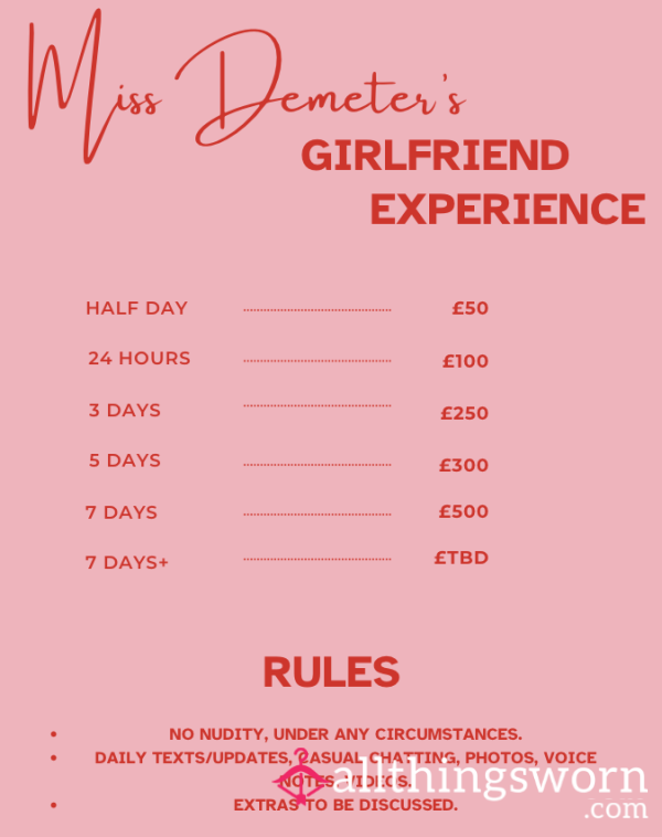 Drenched In Desire: The Ultimate GFE With Miss Demeter 💋