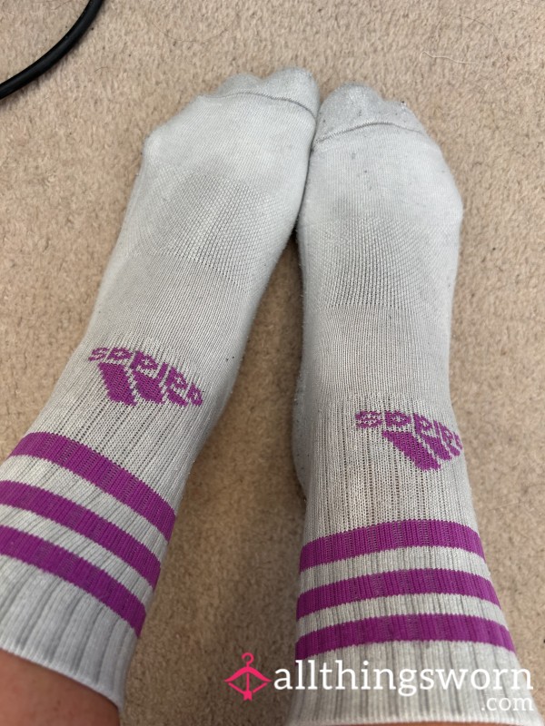 Drenched Sweaty Work Socks