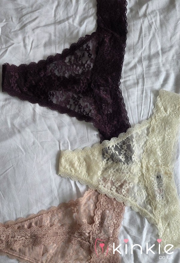 Dripping Lace Thongs 24 Hour Wear