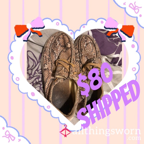 Dudes Shoes (Snake Skin)